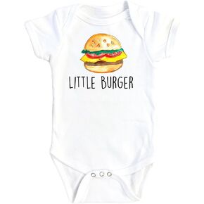 Little Burger Baby Boys Girls Clothes Infant Romper Bodysuit One-Piece Funny Cute born