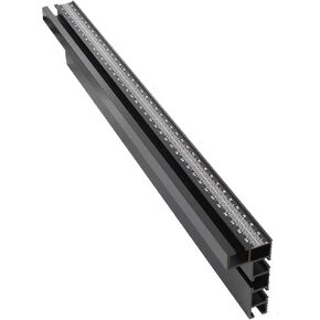 400mm Black Aluminum Profile Router Fence Multi T-Track Table Saw Fence T-Slot Miter Track Fence Stopper