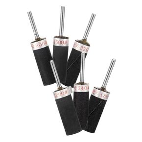 iPlusmile 6pcs طبلة Sanding Drum متنوعة فريك ورق الصنفرة لتلميع الأدوات الدوارة وخفيفة الوزن للتشطيب