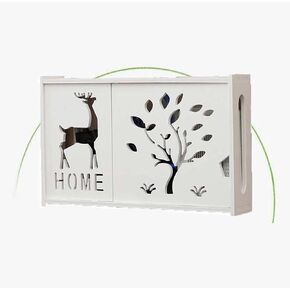 WiFi Remote Control Storage Box Creative Decorative Storage Box for Home and Office, Easy to Install,A38x9.5x50cm(B48x11.5x28cm)