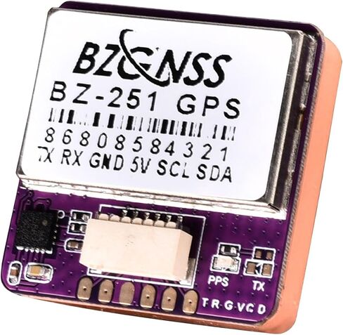 BZGNSS BZ-181 FPV GPS Module - Dual Protocol M10 Drone GPS for RC FPV Drone Racing Fixed-Wing Long-Range Flight Compatible with F405 F722 Flight Controller by Speedybee in Kuwait