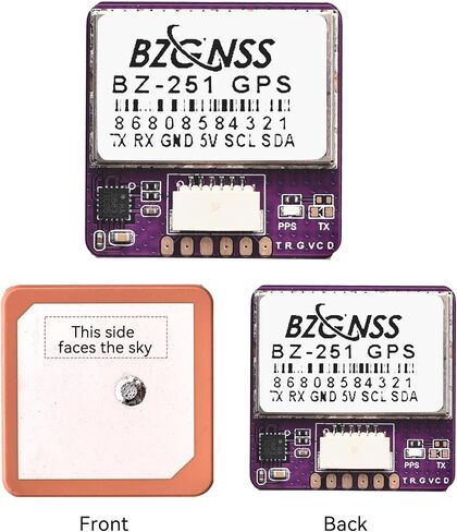 BZGNSS BZ-181 FPV GPS Module - Dual Protocol M10 Drone GPS for RC FPV Drone Racing Fixed-Wing Long-Range Flight Compatible with F405 F722 Flight Controller by Speedybee in Kuwait