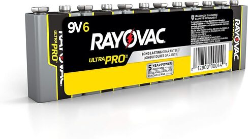 Rayovac 9V Batteries, 9 Volt Battery Recloseable Pack, 12 Count in Kuwait