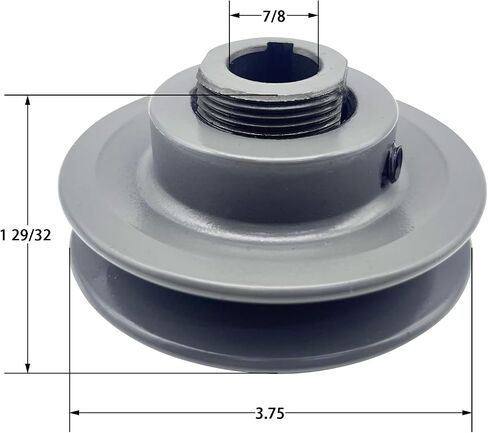 الحزم المتغيرة CMFG 1VL40-58 الحزم ذات الحزام V 3.75 بوصة OD، التجويف 5/8 بوصة، الأخدود الفردي، الحديد الزهر، بكرة VL للحزام "3L""4L""5L""A""B" أو "5V" in Saudi Arabia
