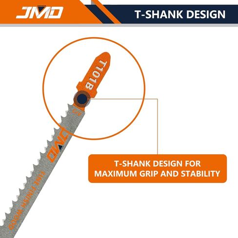 JMD 30 قطعة T144D شفرات المنشار الخشبي 6TPI شفرات المنشار للخشب 100 مم مجموعة شفرات المنشار المتوافقة مع بوش ديوالت ماكيتا إلخ in Kuwait