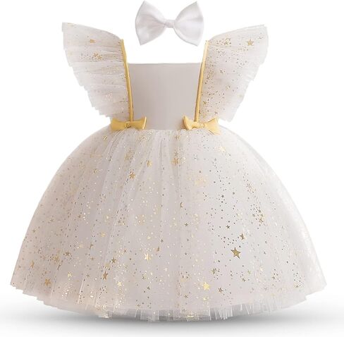 TTYAOVO Baby Flower Princess Party Dress for 1-5 Years Toddler Girls in Saudi Arabia