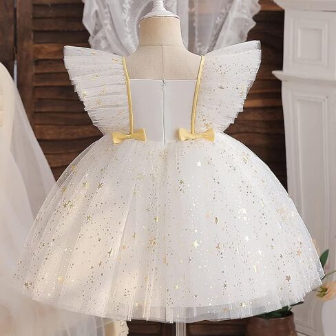 TTYAOVO Baby Flower Princess Party Dress for 1-5 Years Toddler Girls in Saudi Arabia
