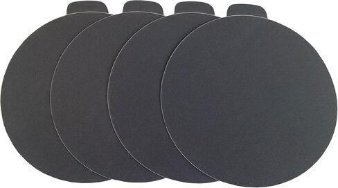 Premium 5" Silicon Carbide Heavy Duty Adhesive PSA Tab Sanding Discs | for Glass, Metal, Concrete, Composites, and Wood (100 Pack, 120 Grit) in Saudi Arabia