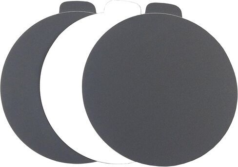 Premium 5" Silicon Carbide Heavy Duty Adhesive PSA Tab Sanding Discs | for Glass, Metal, Concrete, Composites, and Wood (100 Pack, 120 Grit) in Saudi Arabia