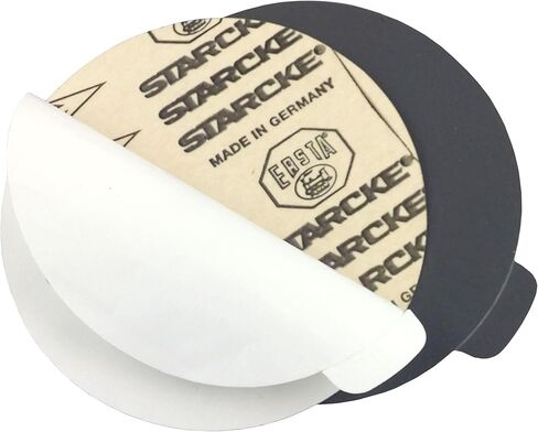 Premium 5" Silicon Carbide Heavy Duty Adhesive PSA Tab Sanding Discs | for Glass, Metal, Concrete, Composites, and Wood (100 Pack, 120 Grit) in Saudi Arabia