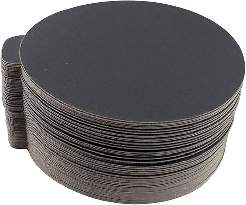 Premium 5" Silicon Carbide Heavy Duty Adhesive PSA Tab Sanding Discs | for Glass, Metal, Concrete, Composites, and Wood (100 Pack, 120 Grit) in Saudi Arabia