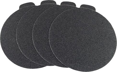 Premium 5" Silicon Carbide Heavy Duty Adhesive PSA Tab Sanding Discs | for Glass, Metal, Concrete, Composites, and Wood (100 Pack, 120 Grit) in Saudi Arabia