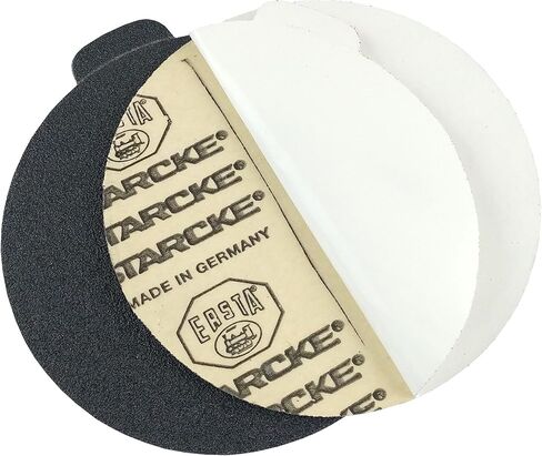 Premium 5" Silicon Carbide Heavy Duty Adhesive PSA Tab Sanding Discs | for Glass, Metal, Concrete, Composites, and Wood (100 Pack, 120 Grit) in Saudi Arabia
