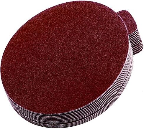 Premium 12 Inch PSA Sanding Discs - Aluminum Oxide Self Adhesive Sticky Back - for Wood and Metal (10, 60 Grit) in Saudi Arabia