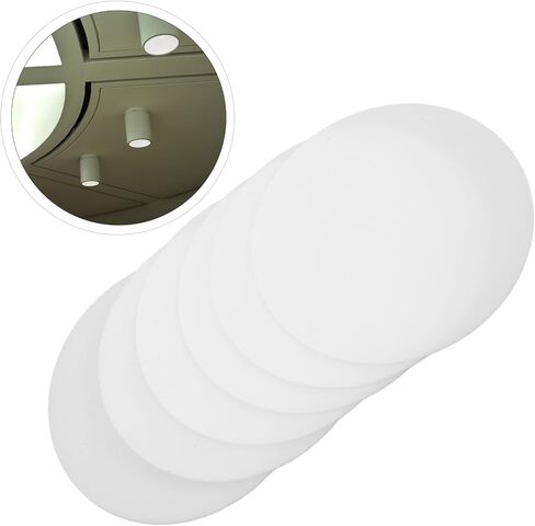 6pcs ثريا الظل الناشر مسطح أكريليك LED مصباح النموذج الناشر لمصباح ضوء أسفل يغطي لوحة انتشار ضوء السقف لإضاءة المكتب المنزلي in Kuwait