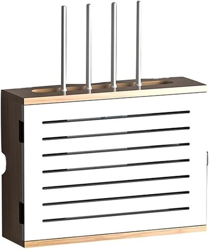 Wall-Mounted WiFi Router Shelf, Adjustable Floating Storage Bracket for Home Office, Cable Management Box in Saudi Arabia