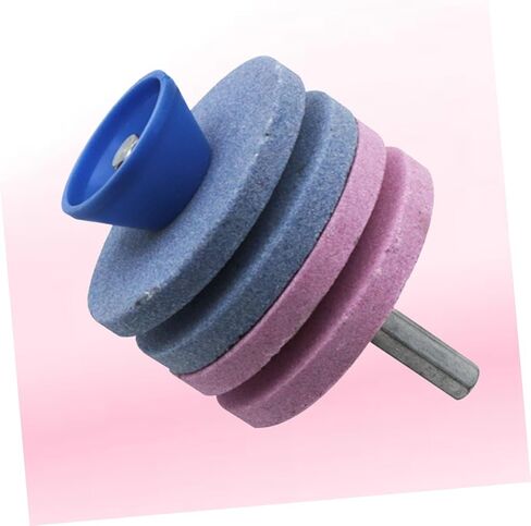 Cabilock 2pcs 4 4-Layer Lawnmower Blade Sharpener Parts Compatible Easy to Use Power Drill Mower Blade Tool in Saudi Arabia