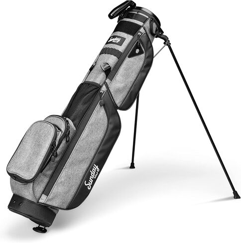 Sunday Golf Loma XL Bag - Golf Bag with Strap and Stand – Easy to Carry Pitch n Putt Golf Bag – Golf Stand Bag for The Driving Range, Par 3 and Executive Courses 3.4 pounds (Midnight Green) in Kuwait