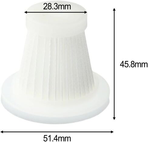 Mini Vacuum Cleaner Filter Replacement Parts Washable Dust Collector Element with High Efficiency Filtration for Home Car Deep Cleaning Accessories(1 PACK) in Saudi Arabia