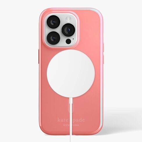 Kate Spade New York iPhone 14 Pro Case, Compatible with Wireless Charging - Hollyhock Floral in Saudi Arabia