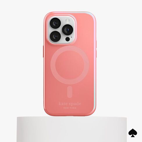 Kate Spade New York iPhone 14 Pro Case, Compatible with Wireless Charging - Hollyhock Floral in Saudi Arabia