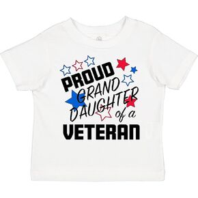 inktastic Proud Granddaughter of a Veteran- Veterans Day Toddler T-Shirt in Kuwait
