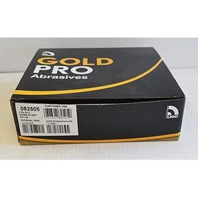 PSA GOLD DISCS 40 GRIT SANDPAPER INDUSTRIAL AND AUTOMOTIVE USE GOLD PRO ABRASIVES (25 DISCS)_AB