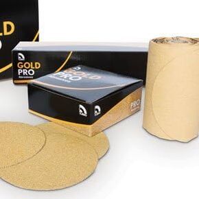 U. S. Chemical & Plastics 6" Psa P150 Gold Paper Flat (USC-082309)