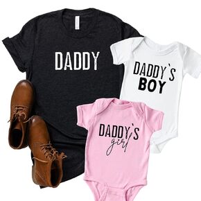 Matching Dad and Baby Shirts, Father Son Matching Shirts, Daddy and Daughter Matching Outfits, 1st Fathers Day Gifts from Baby Girl, Daddy Birthday Gift, New Dad Gifts.