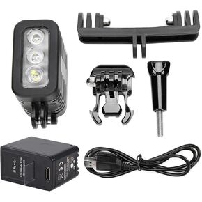AYNEFY Diving Fill Light, Versatile Lighting Modes, Compact & Portable Design for Action Cameras. Enhanced Diving Experience, Deep Water Compatibility with 45m Depth, Wide