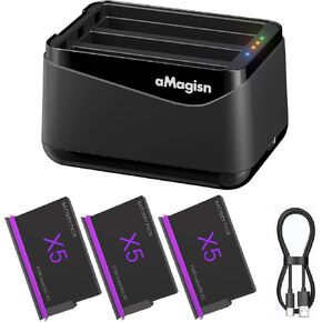 Battery Charger Set for Insta360 X5,Simultaneous Charging of Three Batteries (Charger) in Kuwait