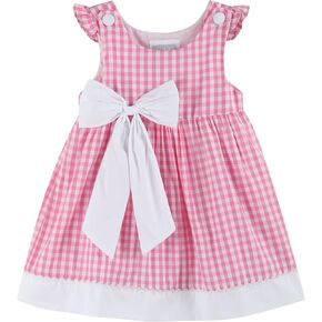 Baby and Girls Pumpkin Bow Dress