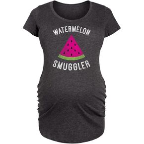 Watermelon Smuggler - Maternity Scoop Neck T-Shirt