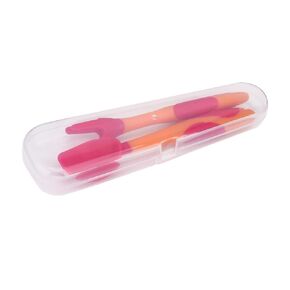 BESPORTBLE 1 Set Fork and Set Fork Forks Cutlery Weaning Training Red