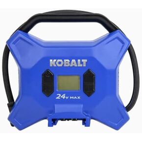 Kobalt 24 Volt cordless high pressure inflator 24-Volt Lithium Ion (Li-Ion) Air Inflator (Power Source: Battery)