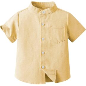 Girls Boys Collared Pique Polo Shirt Toddler Kids Casual Oxford Shirts Baby Solid Buttons Short Sleeve School Uniform Tops