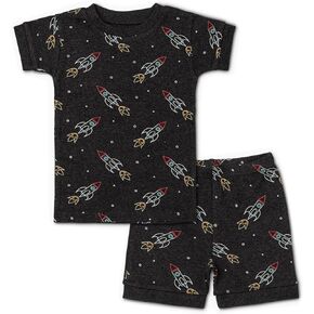 MONICA + ANDY Baby Boys' Two-Piece Shorty Pajama Set