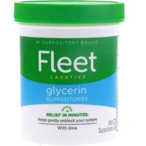 Fleet Adult Glycerin Suppositories, 50-Count Jars by Fleet