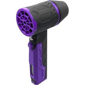 Electric Blower 50mm Brushless Motor Handheld Car Hair Dryer 800-1000g Thrust Blower Dryer 4000mAh for Car Washing and Cleaning(Gris)