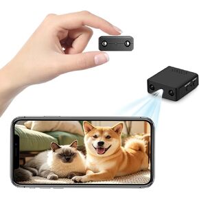 Security Camera, 1080P HD Mini WiFi Camera, Indoor Outdoor Surveillance Camara, Home Pet Dog Baby Camara, Nanny Cam with Night Vision, iOS, Android Phone APP Control