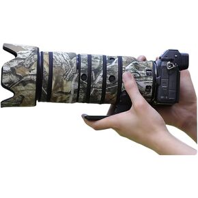 CHASING BIRDS Camouflage Waterproof Lens Coat for Nikon Z 100-400mm f/4.5-5.6 VR S Rainproof Lens Protective Cover (Classic Black, with 1.4X and 2.0X TC)