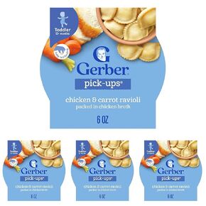 Gerber Pasta Pick-Ups Chicken and Carrot Ravioli, 6 Oz