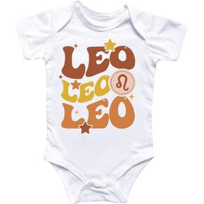 Leo Zodiac - Baby Boy Girl Clothes Infant Bodysuit Funny Cute Newborn