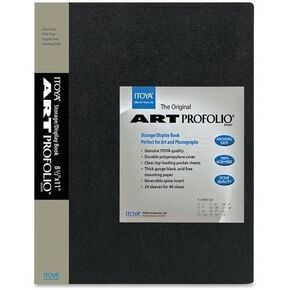 Itoya Art Profolio Original Presentation Book - 48 Capacity - 8.5in X 11in