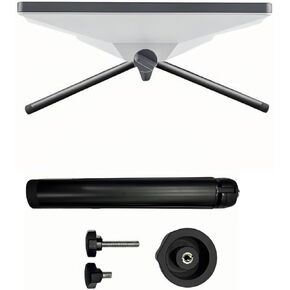Mini Tripod Mount for Starlink Mini – Foldable Lightweight Aluminum Stand with Pipe Adapter – Weatherproof, Portable, Angle Adjustable – Ideal for RV, Camping, Desktop Use