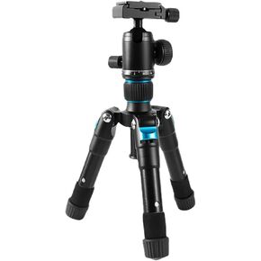 Portable Tripod Aluminum Desktop Stand 20Inch Height with 360Degree BallHead for DSLR Cameras and Video Camcorders