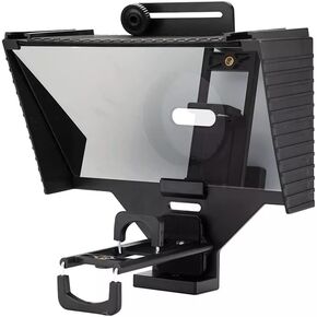 جهاز الكمبيوتر اللوحي الذكي DSLR Camera Teleprompter مع التحكم عن بُعد + حلقات محول العدسة مجموعات استوديو الصور