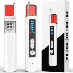 Hidden Camera Detectors, Portable Camera Detectors, Bug Detector Rf Wireless Signal Scanner, GPS Tracker Detector for Home, Hotel, Travel, Office, Bathroom, 6 Levels Sensitivity