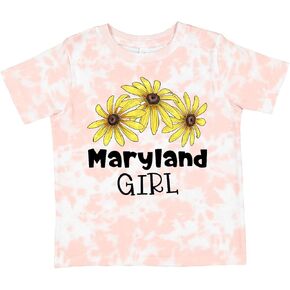 inktastic Maryland Girl Black Eyed Susans Flowers Toddler T-Shirt