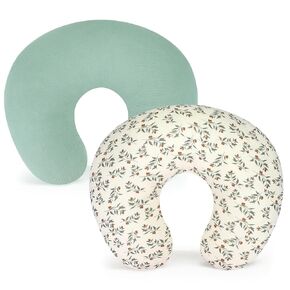 Accmor Muslin Nursing Pillow Covers, 100% Cotton Soft Nursing Covers for Breastfeeding Pillows, Slipcover for Baby Girls Boys Newborn, 2 Pack